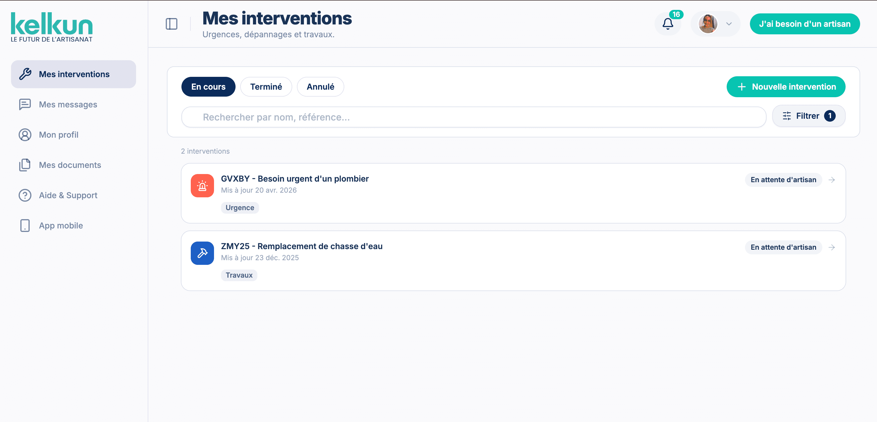 Espace client Kelkun sur le web