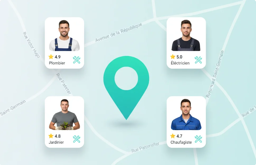 Nous recherchons vos artisans